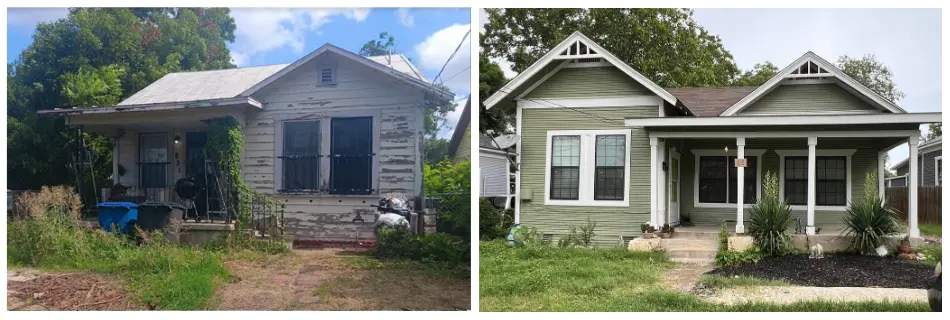 Home renovation changes the old house history